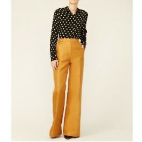 3.1 Phillip Lim Pants - 3.1 Phillip Lim mustard yellow wide leg pants